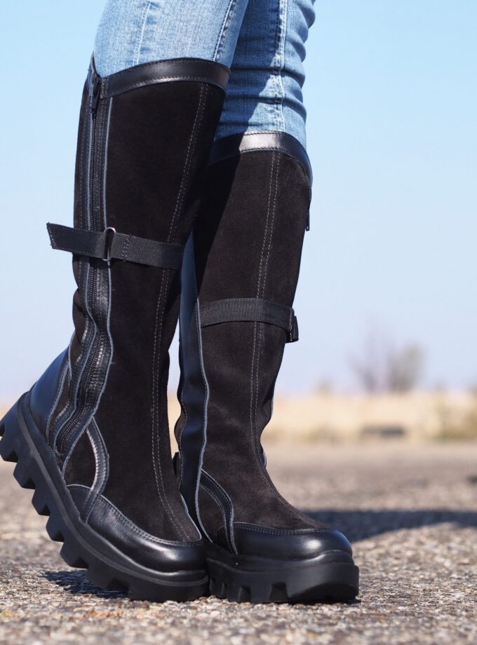 Womens genuine leather boots,Black Genuine leather boots,Extravagant leather boots ,women leather boots,Leather Boots Women,Winter boots