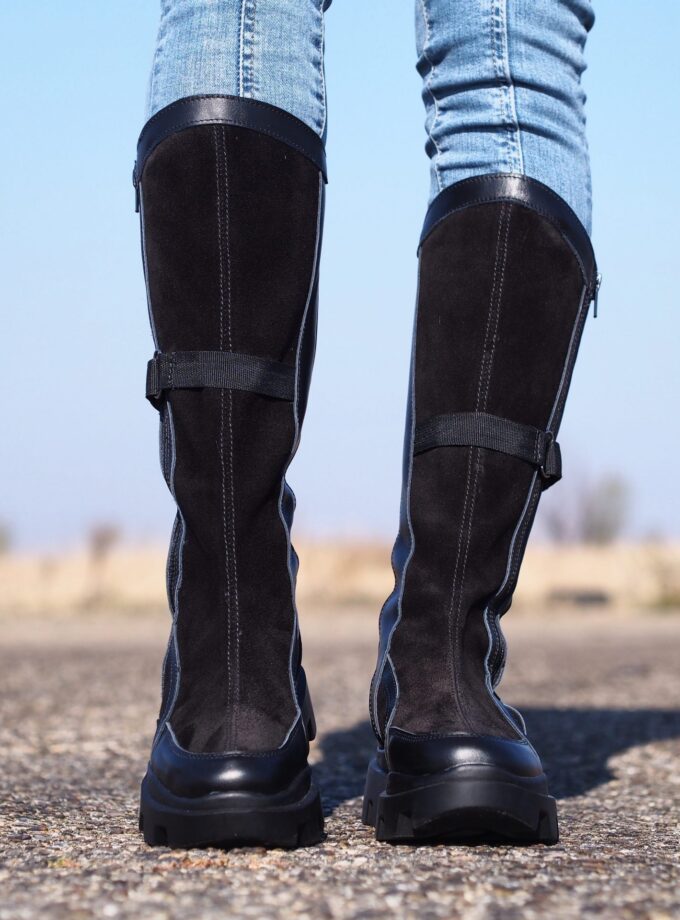 Womens genuine leather boots,Black Genuine leather boots,Extravagant leather boots ,women leather boots,Leather Boots Women,Winter boots