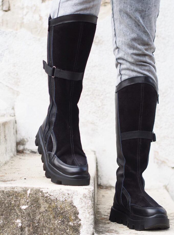 Womens genuine leather boots,Black Genuine leather boots,Extravagant leather boots ,women leather boots,Leather Boots Women,Winter boots