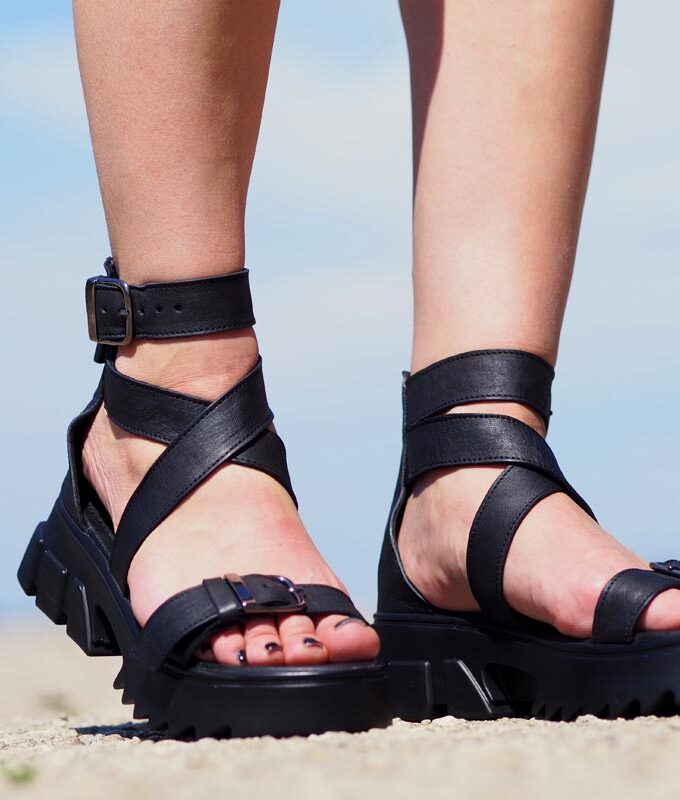 Women summer booties,Genuine Leather platform sandals,Women leather Wedges ,Leather Summer boots for women,Leather Gladiator sandal